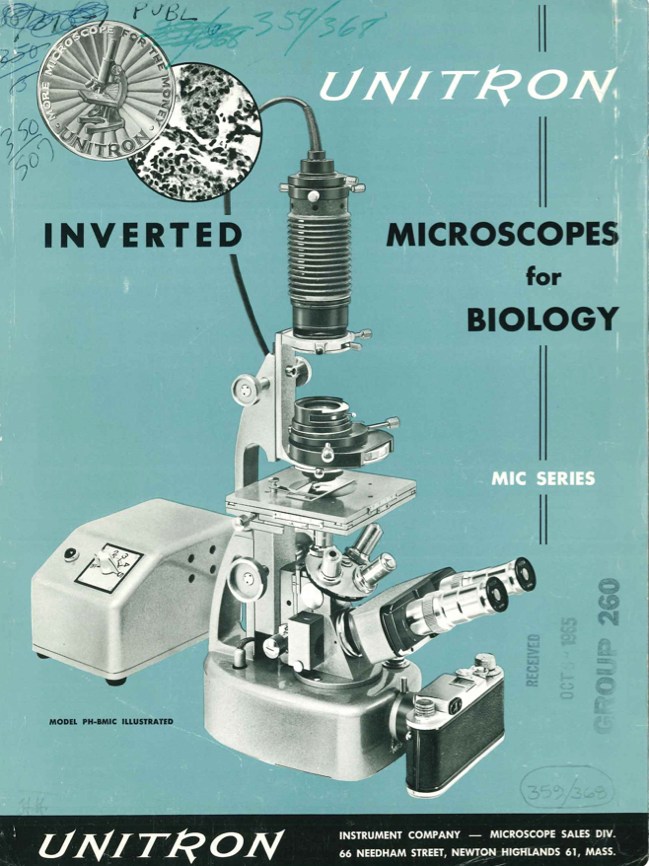 A close-up of a microscope
Description automatically generated