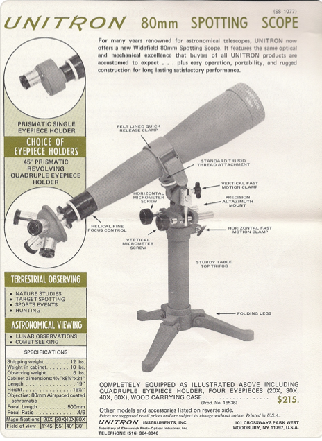 A close-up of a telescope
Description automatically generated