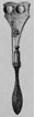 A close-up of a sword
Description automatically generated with low confidence