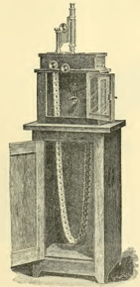 A vintage photo of an old building
Description automatically generated