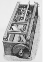 A picture containing building, photo, old, sitting
Description automatically generated