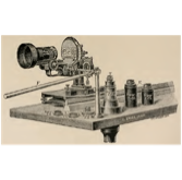 A picture containing photo, old, sitting, boat
Description automatically generated