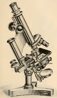 A close up of a microscope
Description automatically generated