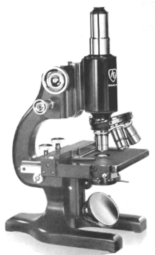 Vintage Spencer New Gem 334207 Scientific Microscope