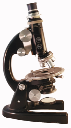 A close-up of a microscope
Description automatically generated
